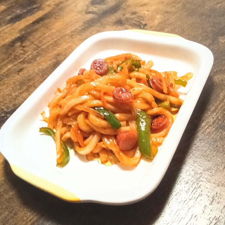 うどんDeナポリタン